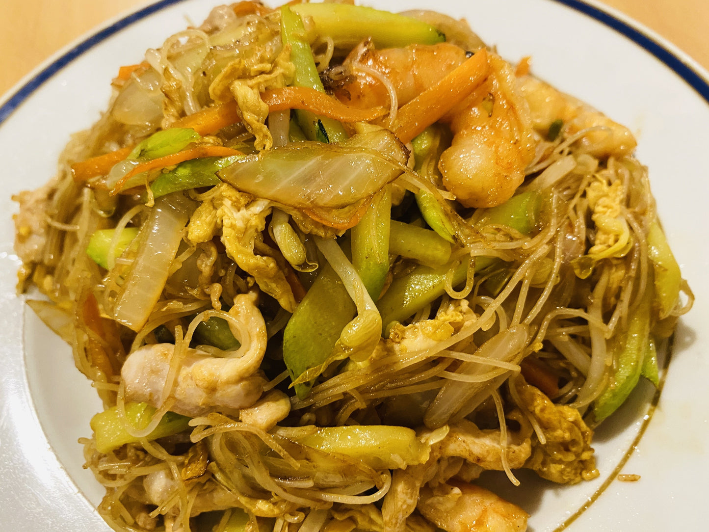 fideos chinos fritos