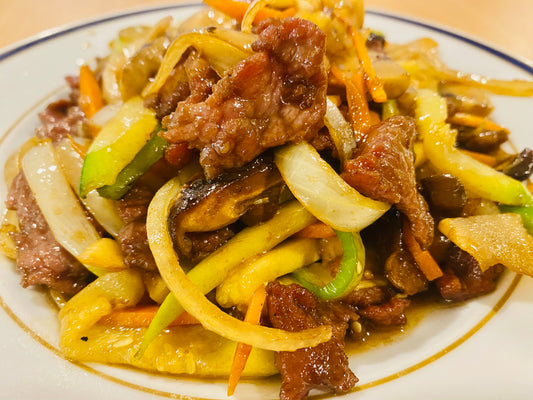 ternera con verduras