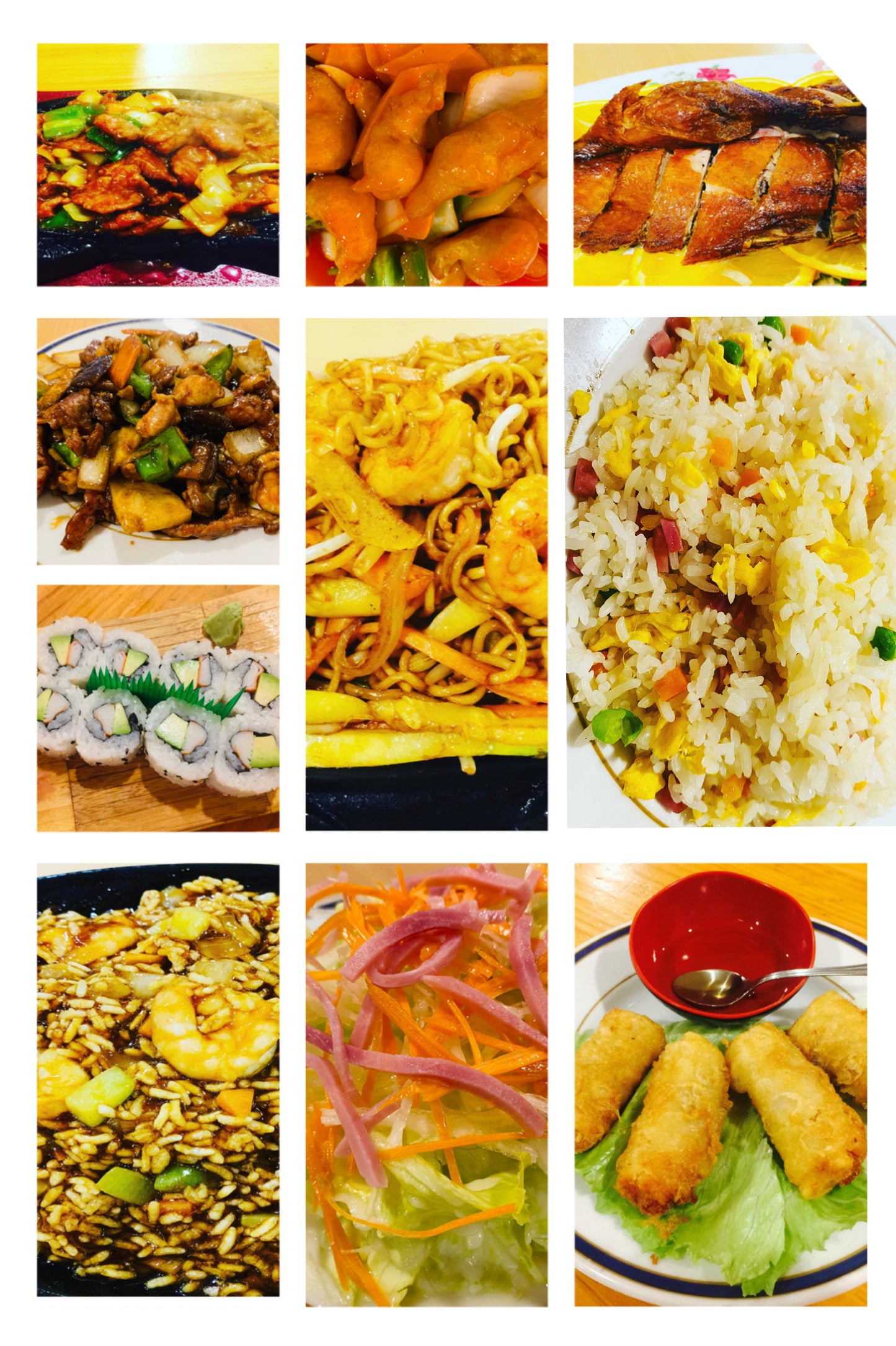 menu especial para 6 personas