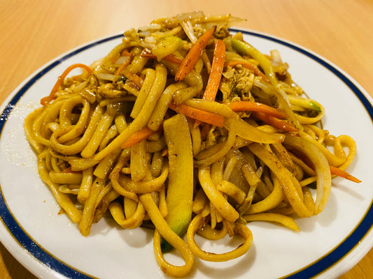 tallarines con verduras